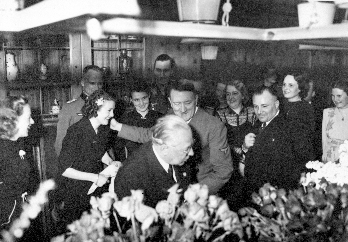 Adolf Hitler's 54th birthday celebration at the Berghof, from Eva Braun's albums